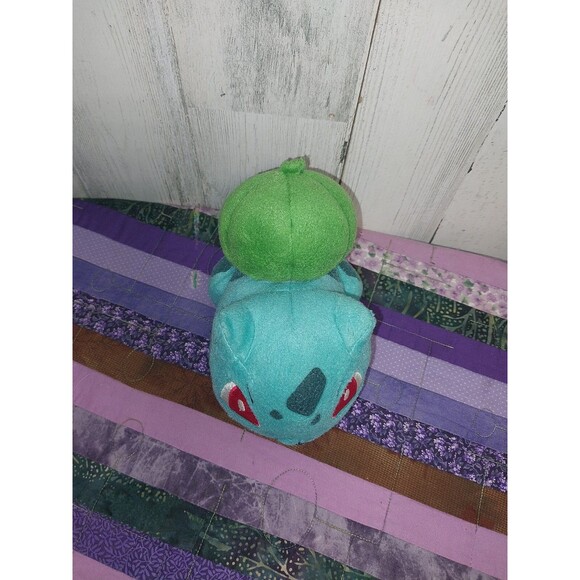 2015 Tomy Nintendo Pokemon Bulbasaur Plush Stuffed Doll 6" Toy - Picture 4 of 9